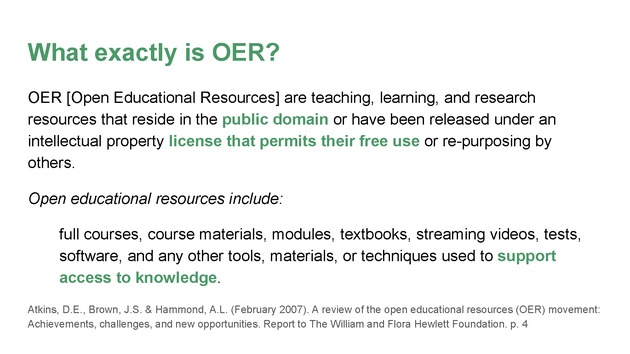 VALE Regional OER Workshop, County College of Morris - Page 21